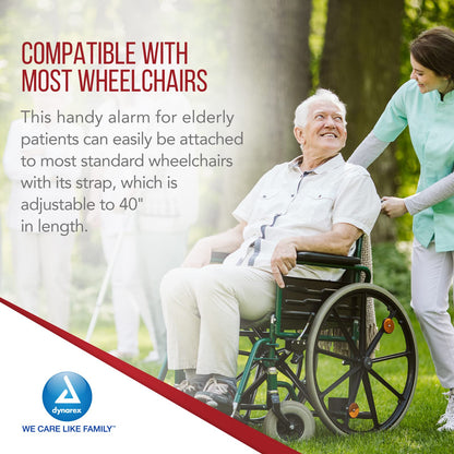 Dynarex Chair Alarm Seatbelts - Hook & Loop Wheelchair Belt for Monitoring - Chair Alarms and Fall Prevention for Elderly Patients - Compatible with Protech Monitor Devices