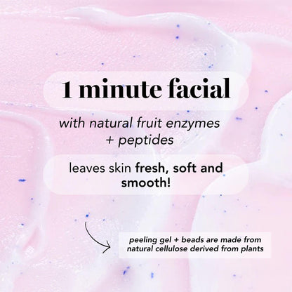 Saturday Skin Rub-A-Dub Refining Peel Gel – Exfoliating Face Wash & Exfoliating Peel Gel, Fruit Enzyme Exfoliator Facial Enzyme Scrub, Dead Skin Remover for Face,Korean Skincare (2.53 Fl Oz / 75ml)