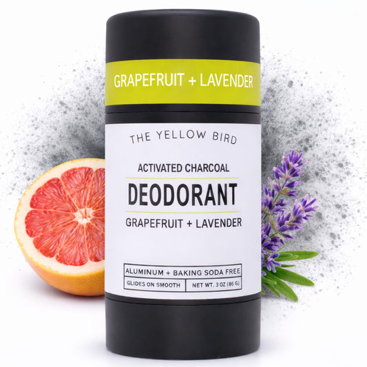 Magnesium Deodorant for Men & Women - Natural, USA Made, Aluminum & Baking Soda Free Deodorant. Long Lasting Protection for Sensitive Skin. Includes Charcoal, Essential Oils, and Organic Ingredients