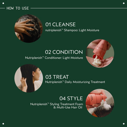 Aveda Nutriplenish Daily Moisturizing Treatment | Leave-In Treatment for Medium to Thick Dry Hair | Heat Protection | Organic Pomegranate Oil, Coconut Oil, Mango Butter | 99% Naturally Derived*