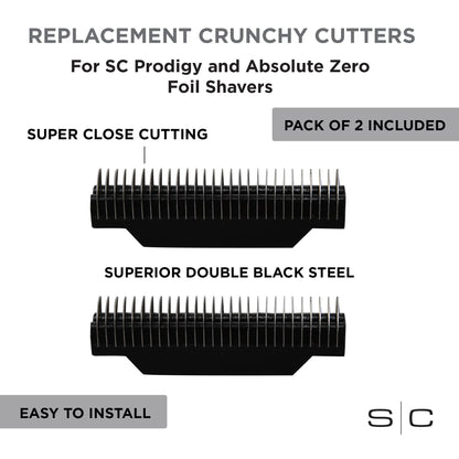 StyleCraft Absolute Zero Foil Shaver – Close, Smooth Shave with Retractable Precision Trimmer, USB-C, Cord/Cordless, Lightweight & Travel-Friendly, Replacements