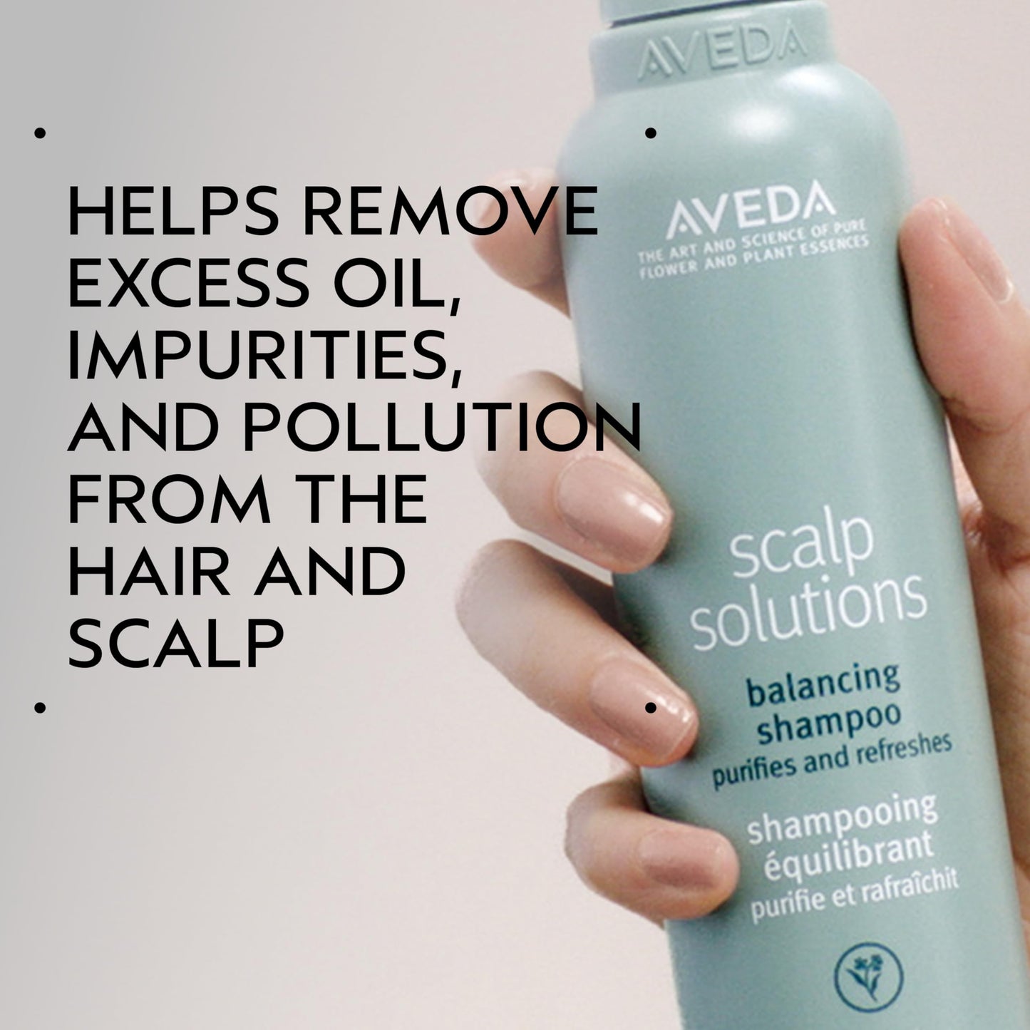 Aveda Scalp Solutions Balancing Shampoo | Gently Removes Pollution & Build-Up, Improves Scalp Hydration | for All Hair Types | Citrus, Floral, Mint Aroma | 94% Naturally Derived*