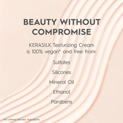 Kerasilk Texturizing Cream for Definition & Flexible Hold, Vegan & Sulfate-Free, 75ml