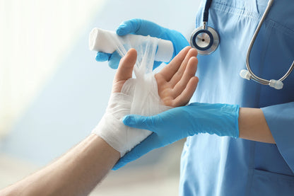 Cranberry USA CR3117 Contour Nitrile Powder Free Exam Gloves, Medium, Blue (Pack of 100)