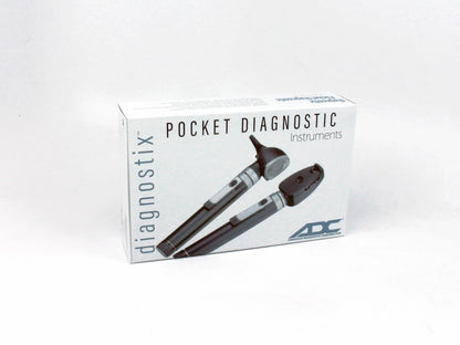 ADC Otoscope/Ophthalmoscope Diagnostic Set, Pocket Size, Xenon Lamp, 2.5V, Soft Case, Diagnostix 5110NS