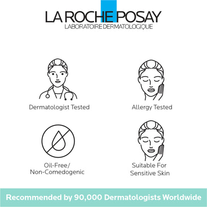 La Roche-Posay Hydraphase HA Rich, Hyaluronic Acid Face Moisturizer for Dry Skin with 72HR Hydration, Oil Free & Non-Comedogenic, 50 ML , 1.69 fl. oz.