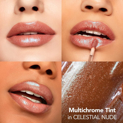 Buxom Plump Shot Peptides Lip Serum, Celestial Nude