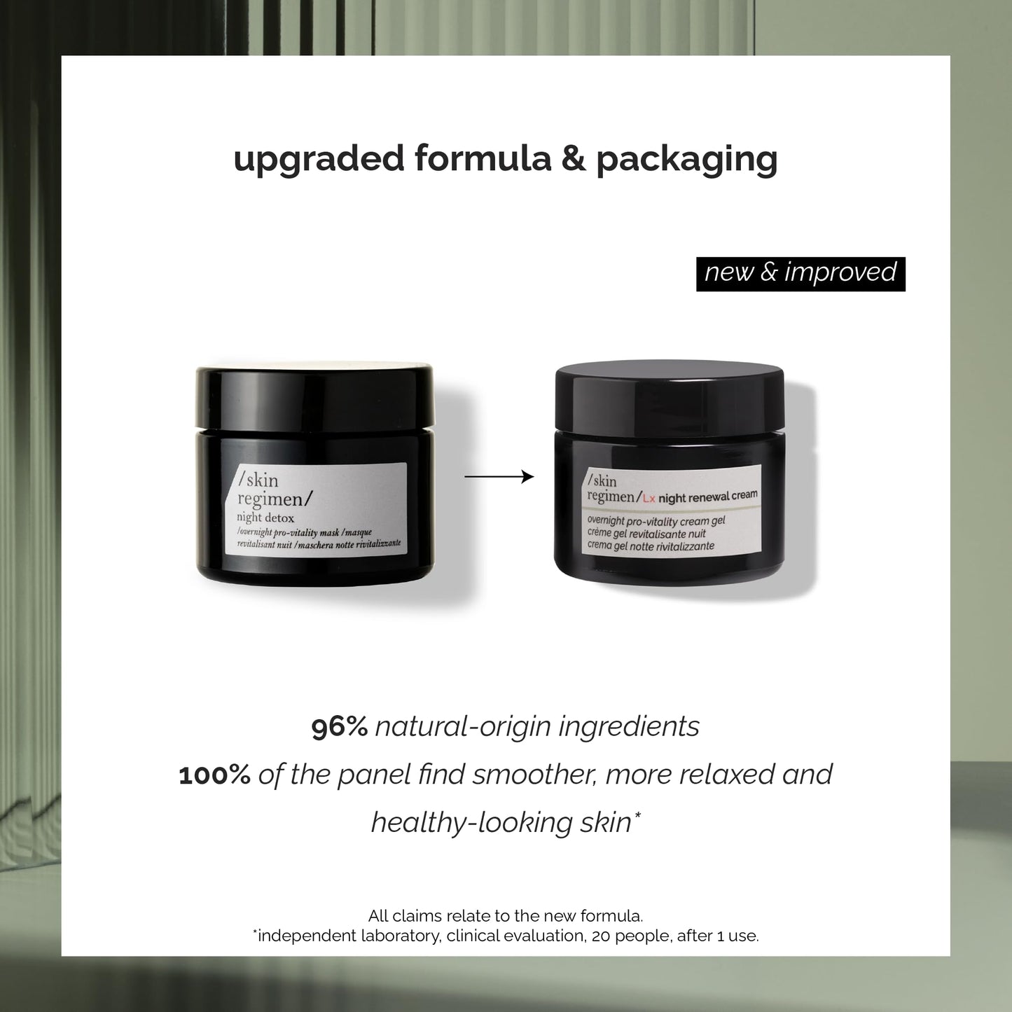 /skin regimen/Lx Night Renewal Cream, Overnight Pro-Vitality Gel, Exfoliates, Renews, Brightens, Longevity Complex™, Gluconolactone, Alpha-Glucan, Clean Beauty, Vegan, 1.69 Fl Oz