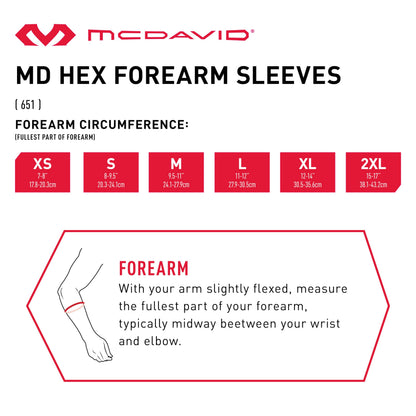 McDavid Hexpad Forearm Sleeve