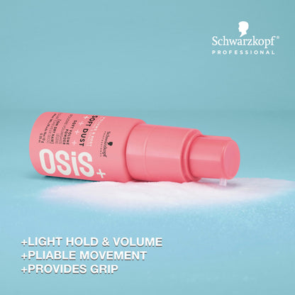 OSiS+ Soft Dust - Lightweight Volume Powder for Root Lift & Natural Shine