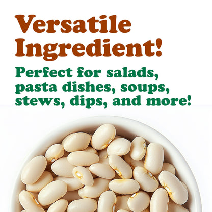 Food to Live Organic Italian Canned Cannellini Beans, 14 oz (Pack of 4) - Unsalted Non-GMO White Kidney Beans. Good Source of Fiber and Protein