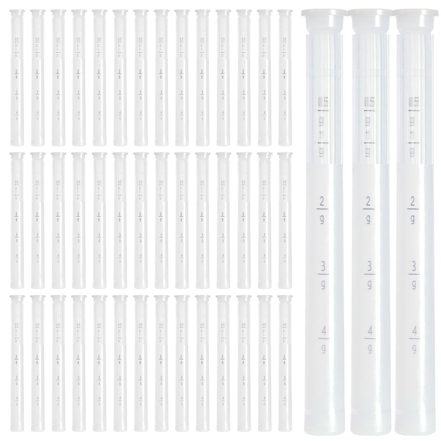 40 Packs Disposable Vaginial Suppository Applicators - Fits Lubricants, Creams and Most OTC Gels, Individually Wrapped Feminine Care Applicator with Dosage Markings