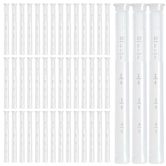 40 Packs Disposable Vaginial Suppository Applicators - Fits Lubricants, Creams and Most OTC Gels, Individually Wrapped Feminine Care Applicator with Dosage Markings