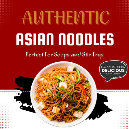 KA-ME Hokkien Stir-Fry Noodles 14.2 oz (Pack of 6), Authentic Asian Ingredients and Flavors, Certified Gluten-Free, Made of Rice, Authentic, No Preservatives or MSG, Instant & Microwaveable, Ideal In A Stir-Fry, Salad Soup or Your Favorite Noodle...
