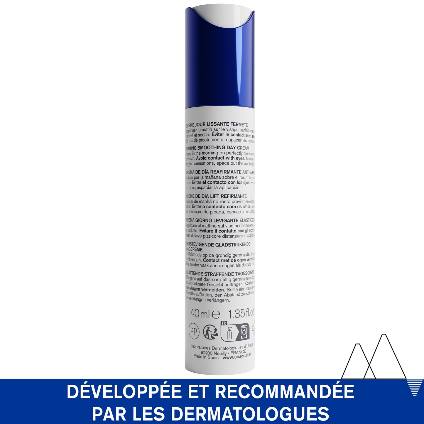 Uriage Age Lift Anti-Aging Cream With Retinol, Hyaluronic Acid & Shea Butter, 3X Less Visible Wrinkles, 3X Increased Firmness, Firming Velvet Cream, Normal To Dry Skin, Even Sensitive