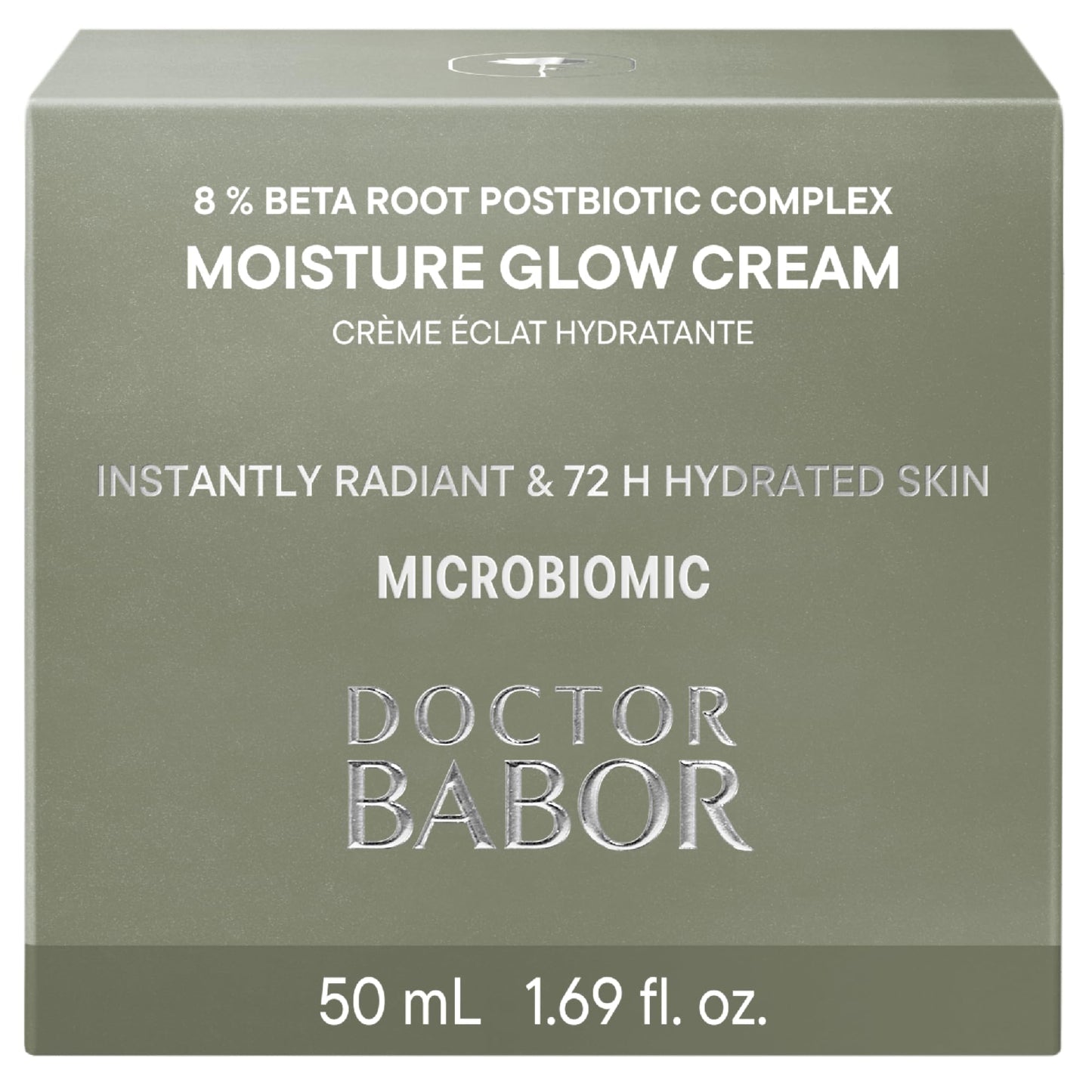 BABOR DOCTOR Microbiomic Moisture Glow Cream (50 ml) - Vegan Face Cream with Beetroot Complex and Hyaluronic Acid - Professional Skincare for Dry Skin'