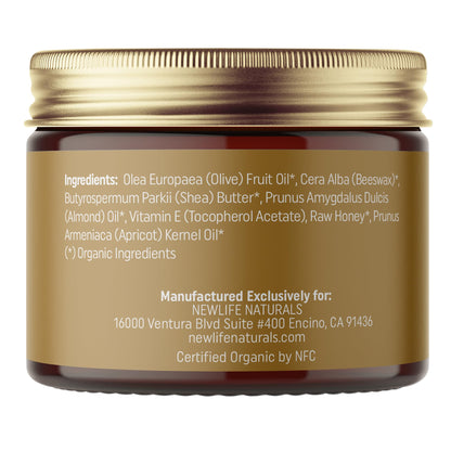NewLife Naturals Organic Vulva Cream Bundle - Menopause Support, Vulva Moisturizer & Dryness Support | Certified USDA Organic - 2 Oz Each