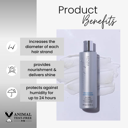 Platinum Truly Thickening Conditioner| Volumizing + Fuller-Looking Hair | Adds Body | Lightweight | for Fine & Thin Hair | Sulfate Free | Color Safe
