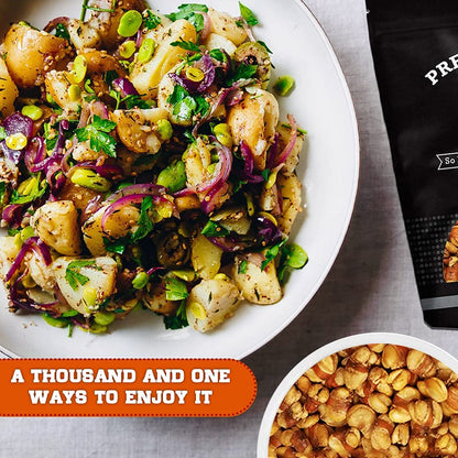 Fava / Broad Beans, Fried with salt, Roasted, Low Sugar, Low Fat, Must-Have, Super Snack, Lunchbox, On-The-Go, Packed in a 2 lbs. (32 oz.) Resealable Pouch Bag for Freshness by Presto Sales LLC