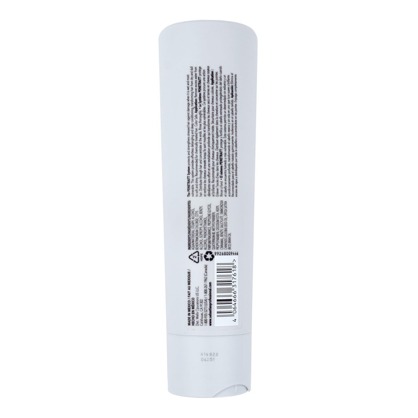 Sebastian Professional Penetraitt Conditioner | Strengthening & Repair | Deep Moisturizing for Dry, Damaged, & Colored Hair
