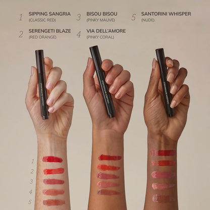 COLLEEN ROTHSCHILD Hydrashine Lipstick Balm – Hydrating, Glossy, Buildable Lip Color – Skin-Care Makeup Hybrid in 5 Versatile Shades