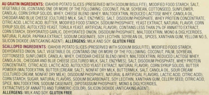 Idahoan Au Gratin and Scalloped Homestyle Casserole Potatoes, Made with Gluten-Free 100-Percent Real Idaho Potatoes, Combo Pack of 6 Boxes (5 Servings Each)