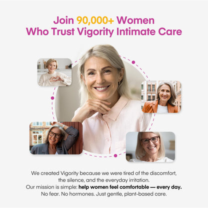 Vigority Intimate Phyto-Estro Cream for Women, Daily Intimate Moisturizer for Comfort & Hydration, Gentle Botanical Formula, Paraben-Free, 50g / 1.76 oz