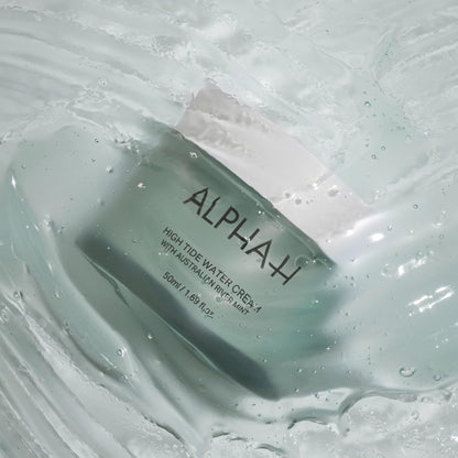 Alpha-H High Tide Water Cream For Your Face - Deep Hydration Up To 5 Days - Plumps, Bounces & Smooths Skin - Lightweight Gel For All Skin Types - Vegan & Pregnancy Safe Moisturizer