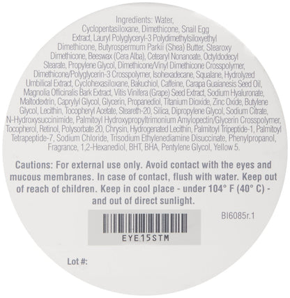 Biopelle Tensage Stem Cell Eye Cream, Under-Eye Cream for Dark Circles, Puffiness, and Bags with CellPro Technology, Caffeine, Retinol, and Peptides, 0.5 Oz