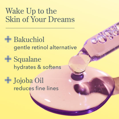Beekman 1802 Dream Booster Bakuchiol Face Serum – Retinol Alternative for Sensitive Skin – Refines Texture, Smooths Fine Lines & Pores – Fragrance Free – Vegan – 0.5 fl oz