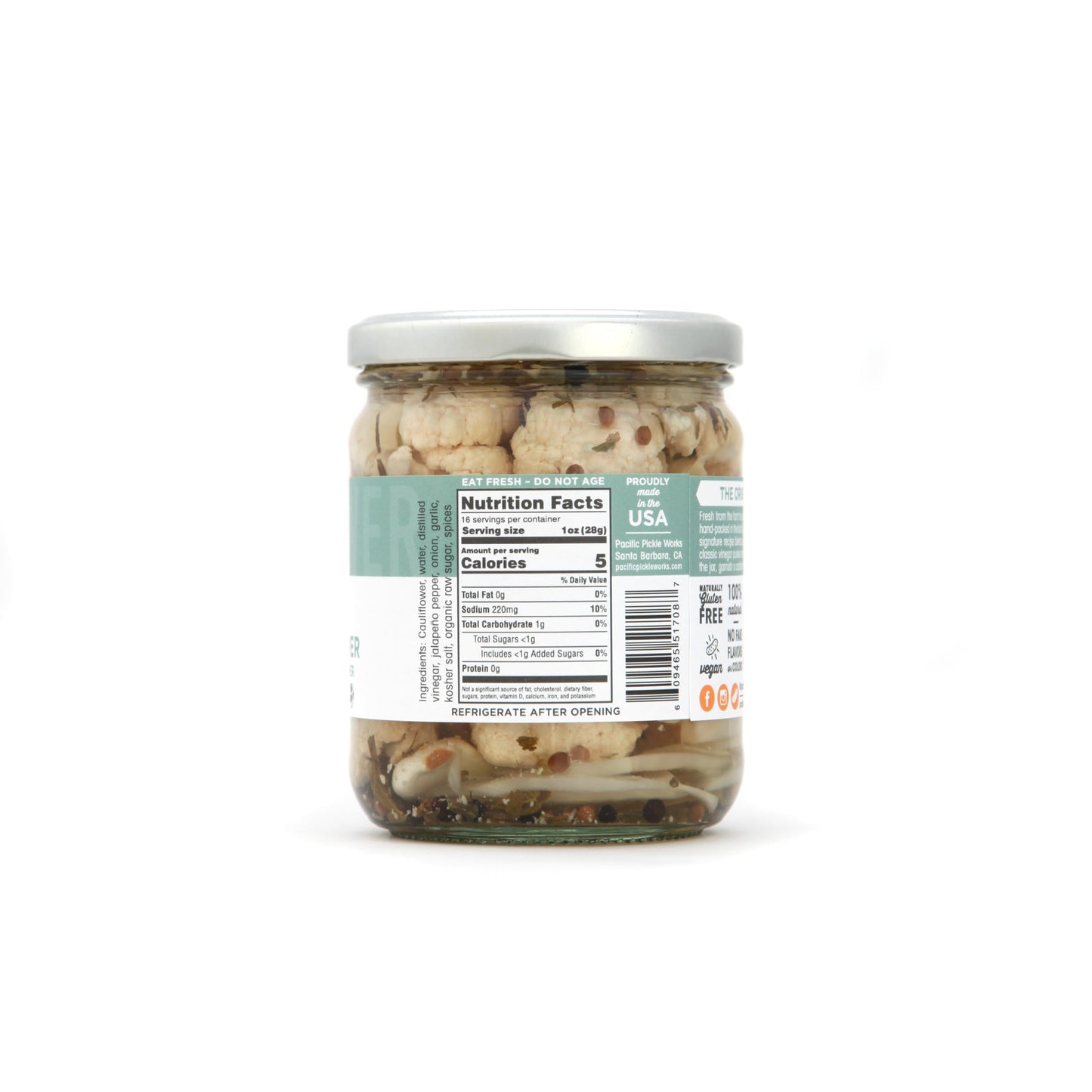 Cauliflower Power (3-pack) - Pickled cauliflower florets 16oz
