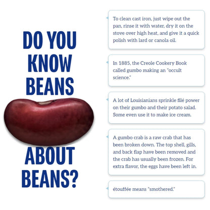 Blue Runner Creole Cream Style Red Beans, 1 Pound (Pack of 6) - Easy Heat and Serve for Delicious Meals - Authentic New Orleans Flavor