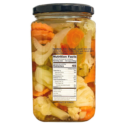 Eastern Feast - Mild Giardiniera, 28 oz (830g) Pickled Mixed Vegetables