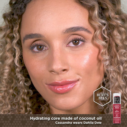 Burts Bees 100% Natural All Aglow Lip & Cheek Stick, Dahlia Dew - 1 Tube