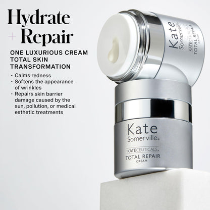 Kate Somerville KateCeuticals Total Repair Cream – Advanced Anti-Aging Moisturizer, Visibly Reduces Wrinkles & Fine Lines, 1 Fl Oz