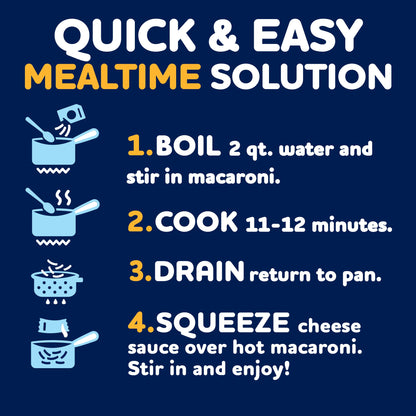 Kraft Deluxe Mac and Cheese, 1 Family Size Box, for Easy Dinner or Dinner Sides, Original Cheddar Flavor, No Artificial Dyes or Flavors, 24 oz