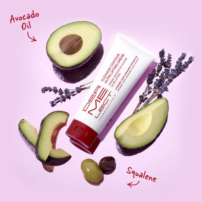 Dermelect Cleavage Contour Ultra Lifting Cream for Décolleté Anti Aging Cream with Squalene Jojoba Avocado Oil CoQ10 Hydrating Smoothing for Wrinkles Crepey Skin Sagging Bust Loss of Elasticity 4 oz