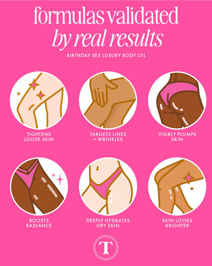 Truly Luxury Body Oil | Hydrating & Illuminating with Natural Shimmer | For Smooth, Glowing Skin and Long-Lasting Fragrance