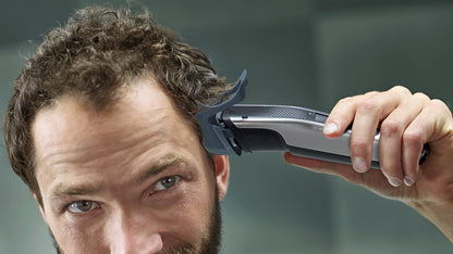 Philips Beard Trimmer and Hair Clipper Series 5000 - Black and Silver - No Blade Oil Needed