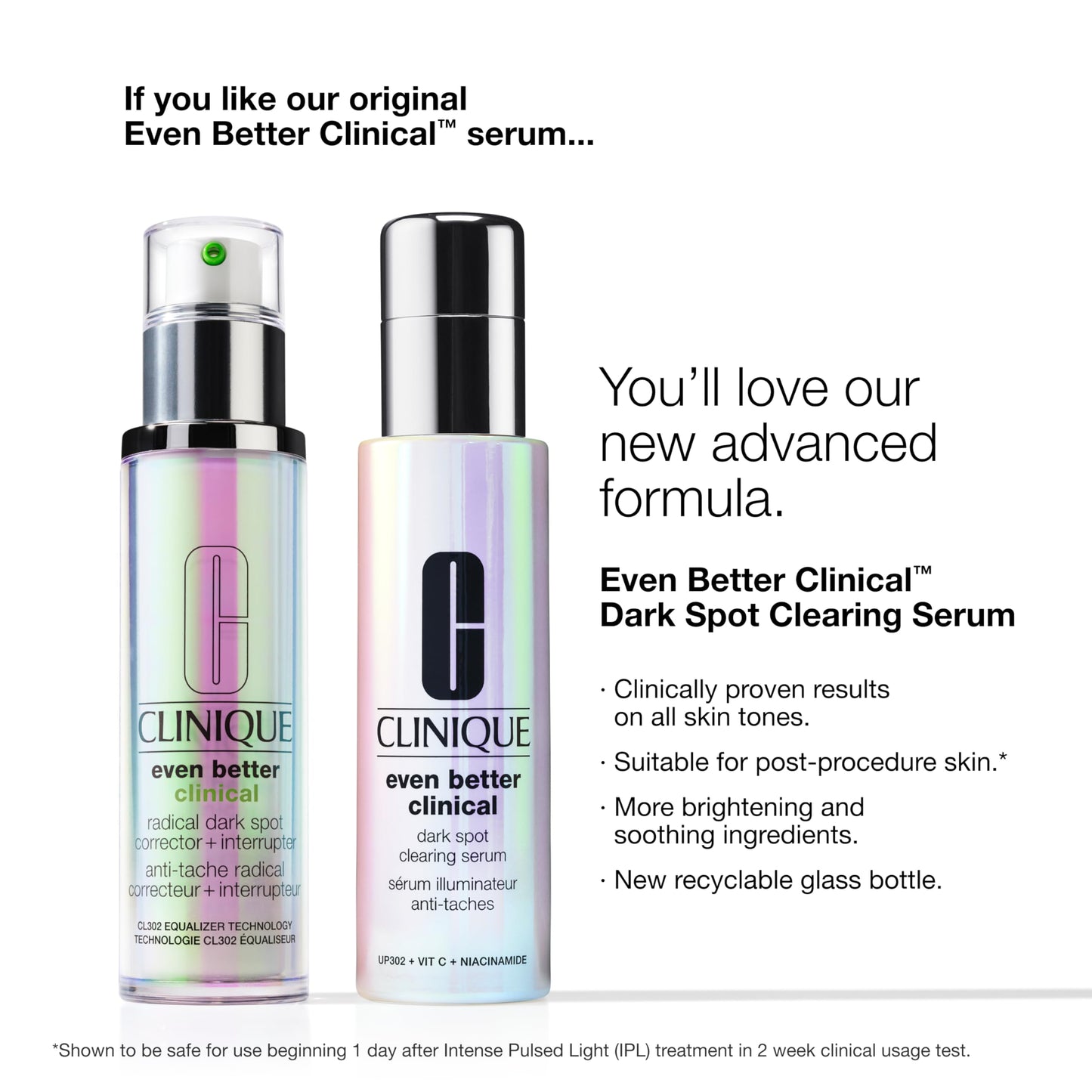 Clinique Even Better Clinical Dark Spot Clearing Vitamin C Face Serum For All Skin Types | Brightening + Soothing