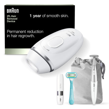 Braun IPL Mini, Silk·Expert Mini, IPL Hair Removal for Women and Men, Permanent Laser Hair Reduction At-Home, IPL1115