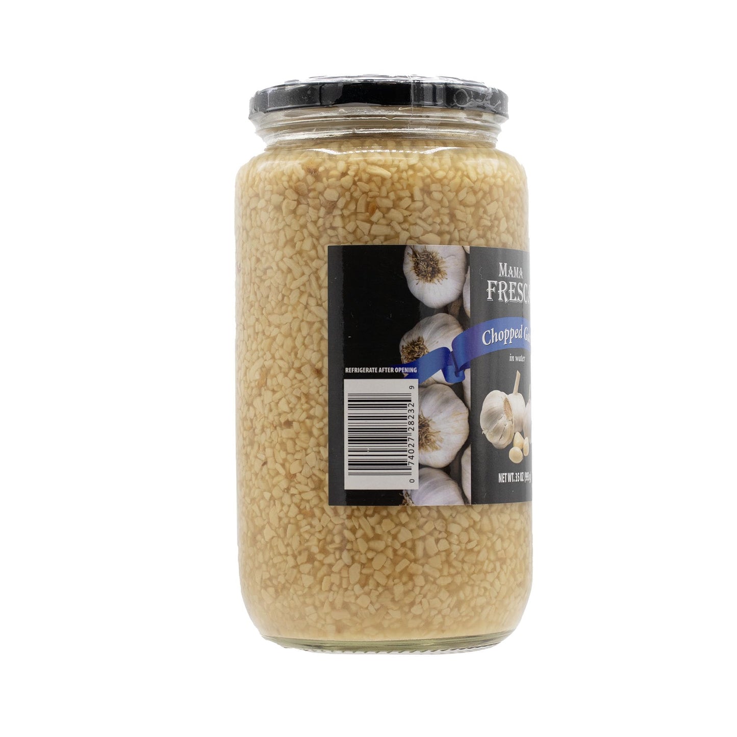 Mama Fresca Minced Garlic in Water 35oz Jar (Pack of 1)