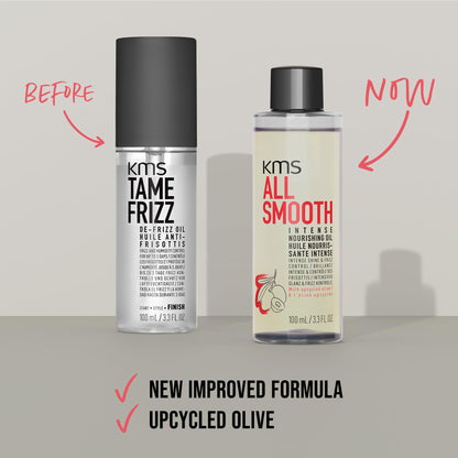 KMS AllSmooth Intense Nourishing Oil for Medium to Thick, Coarse Hair, 100ml