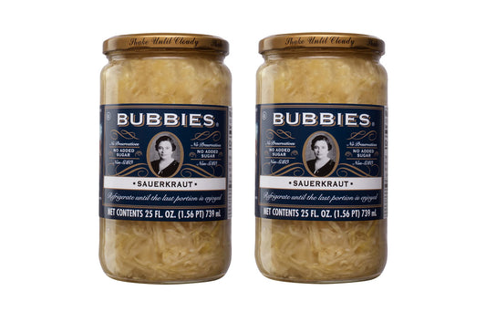 Bubbies Sauerkraut, 25 Fl Oz (Pack of 2)