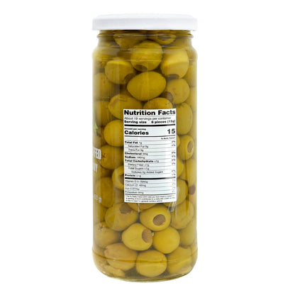 Sanniti Olives stuffed with Anchovies, 15.9 oz (Pack of 2)