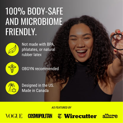 Flex Menstrual Discs | Disposable Period Discs | Reduce Cramps & Dryness | Beginner-Friendly Tampon Alternative | Capacity of 5 Super Tampons | Made in Canada | 12 Count