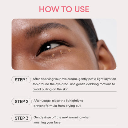 LANEIGE Bouncy & Firm Eye Sleeping Mask: Depuff and Firm with Peony & Collagen Complex, Ceramide, & 5D Hyaluronic Acid
