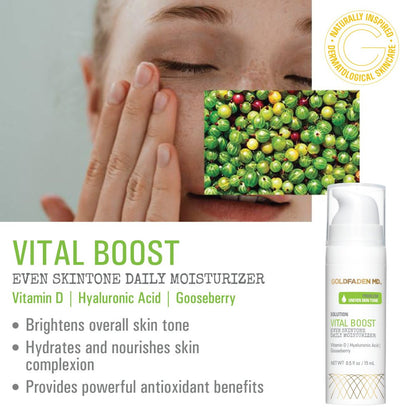 GOLDFADEN MD Vital Boost Grapefruit Oil, 0.5 Fl Oz