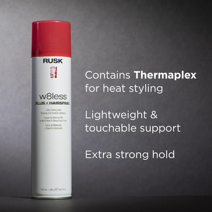 RUSK Extra-Strong Hold Shaping And Control Hairspray 10 Fl Oz