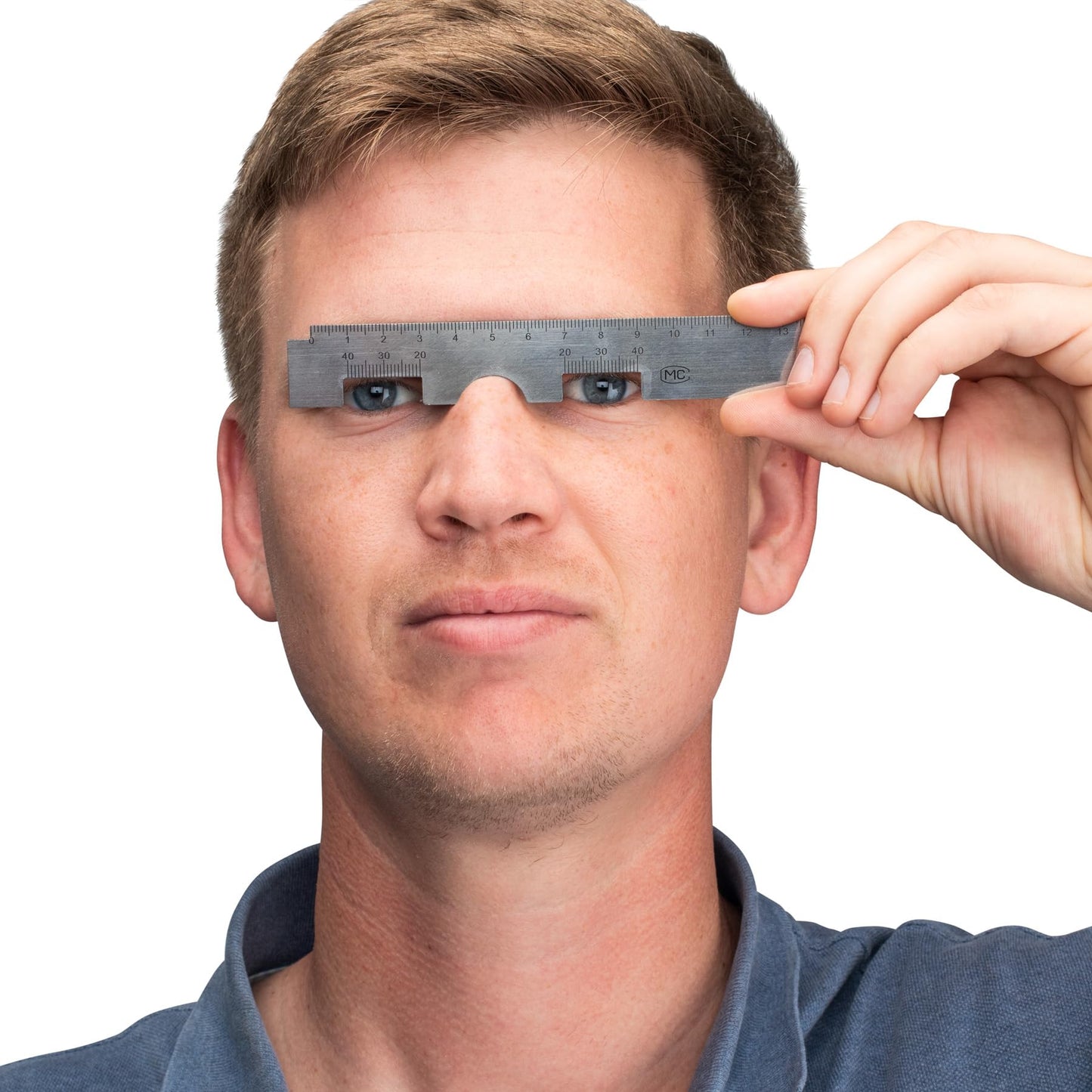 Practicon TTL Easy Size 2.5X Loupes Kit, Measure and Size Through The Lens Loupes, Silver Frame